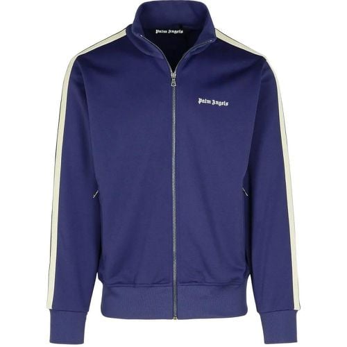 Track Navy Polyester Sweatshirt - Größe L - Palm Angels - Modalova