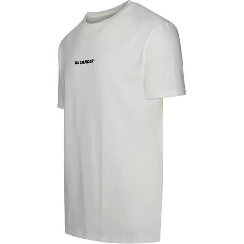 White Cotton T-Shirt - Größe M - white - Jil Sander - Modalova