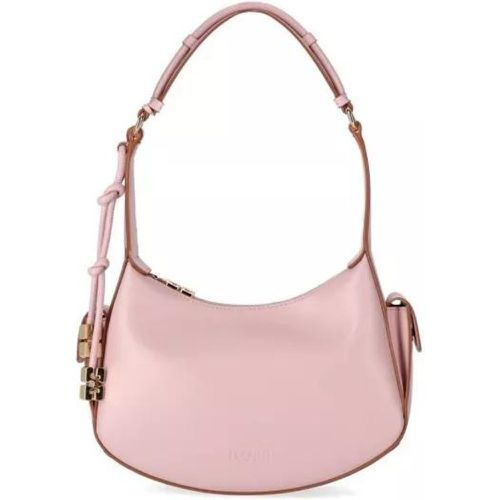 Shopper - Powder Pink Shoulder Bag - Gr. unisize - in Gold - für Damen - Ganni - Modalova