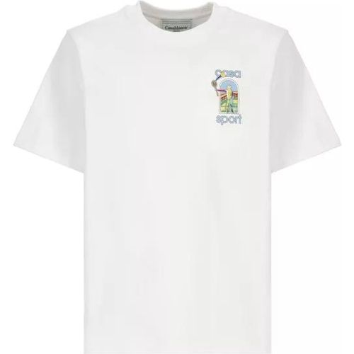 Le Jeu Colore T-Shirt - Größe L - white - Casablanca - Modalova