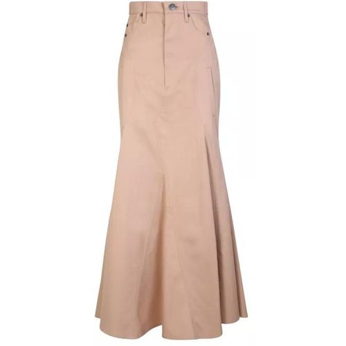 Flared High-Waisted Long Skirt - Größe 6 - Burberry - Modalova