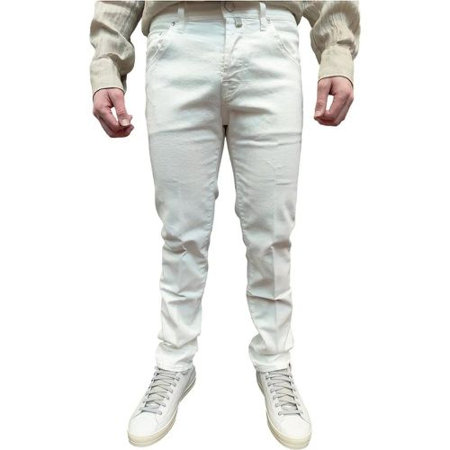 Jeans blanc petits trous Scott UQE1530 S3848 751D - Größe 32 - Jacob Cohen - Modalova