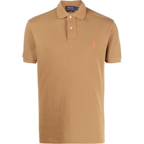 Short Sleeve Polo With Ribbed Collar - Größe S - Polo Ralph Lauren - Modalova