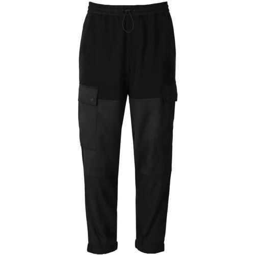Black Cargo Sweatpants With Logo - Größe L - black - Versace Jeans Couture - Modalova
