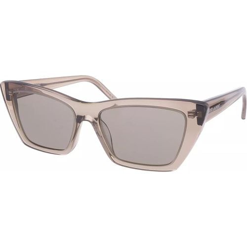 Sonnenbrille - SL 276 MICA - Gr. unisize - in Braun - für Damen - Saint Laurent - Modalova