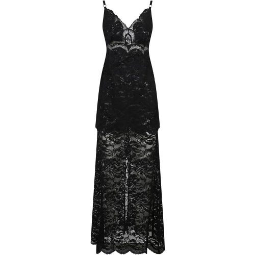 Sleeveless Long Dress Black - Größe 36 - Paco Rabanne - Modalova