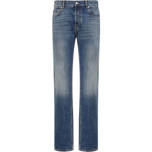 Blue Cotton Jeans - Größe 48 - alexander mcqueen - Modalova