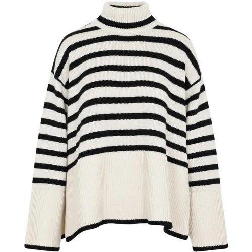 Striped Roll Neck Jumper - Größe M - TOTEME - Modalova