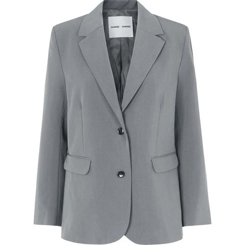 Ramona Blazers Grijs Ramona Blazer 14596 Iron Gate - Größe L - Samsøe Samsøe - Modalova