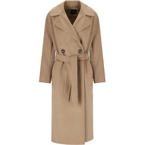 MAX MARA WEEKEND RESINA CAMEL MANTEL MIT GÜRTEL - Größe 40 - WEEKEND Max Mara - Modalova