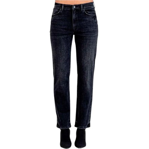 Lanzarote Mid Rise Straight Denim Pants - Größe 25 - schwarz - adriano goldschmied - Modalova