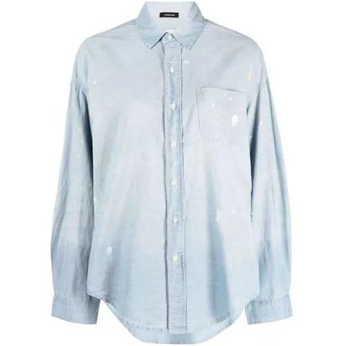 Boxy Button Up Shirt - Größe XS - dark gray - R13 - Modalova