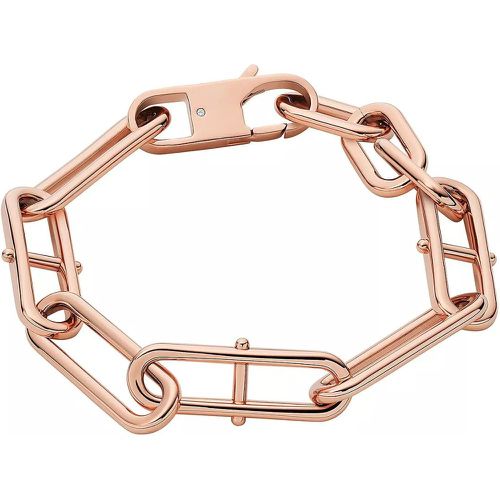 Armband - Heritage D-Link Rose -Tone Stainless Steel Cha - Gr. M - in - für Damen - Fossil - Modalova