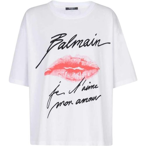 Kiss Cotton T-shirt - Größe L - Balmain - Modalova