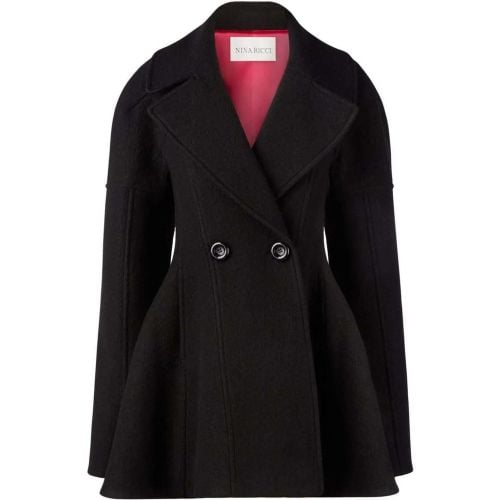 Coats Black - Größe 40 - Nina Ricci - Modalova