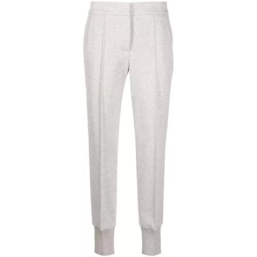Cotton-Blend Tapered Trousers - Größe 44 - gray - PESERICO - Modalova