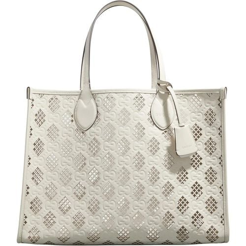 Totes & Shopper - Laser Cut Gg Leather Tote Bag - Gr. unisize - in - für Damen - Gucci - Modalova