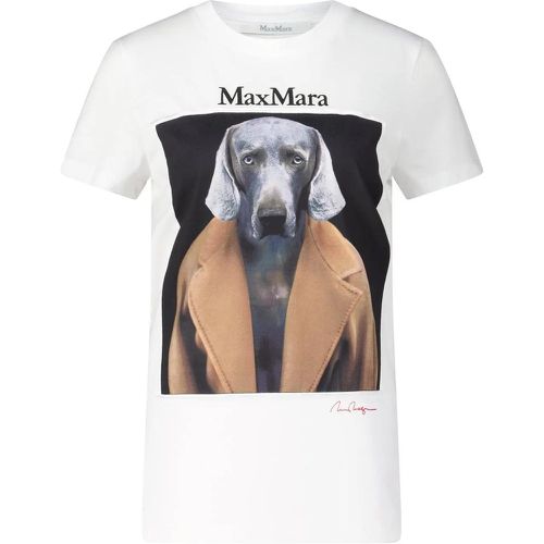 T-Shirt Cipria mit Hunde-Print - Größe M - Max Mara - Modalova