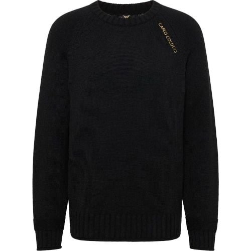 Knit Jumper Carat Black - Größe M - carlo colucci - Modalova