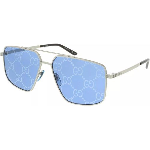 Sonnenbrillen - GG0941S-004 60 Sunglass MAN METAL - Gr. unisize - in Silber - für Damen - Gucci - Modalova