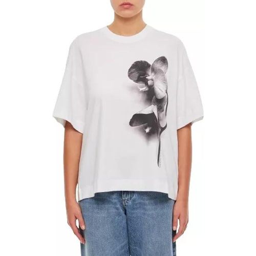 Cotton T-Shirt - Größe 38 - white - alexander mcqueen - Modalova
