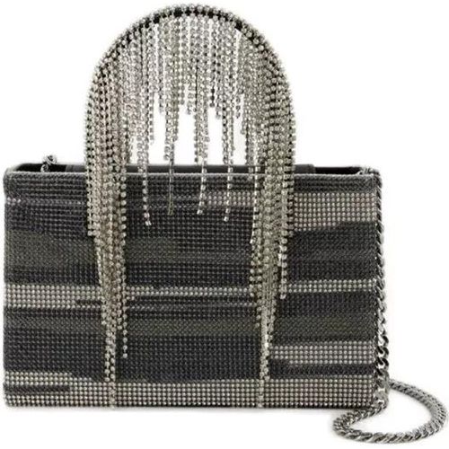 Crossbody Bags - Midi Crystal Fringe Handbag - Black Stripes - Str - Gr. unisize - in - für Damen - Kara - Modalova