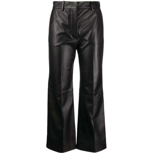 Talia Leather Cropped Trousers - Größe 40 - joseph - Modalova