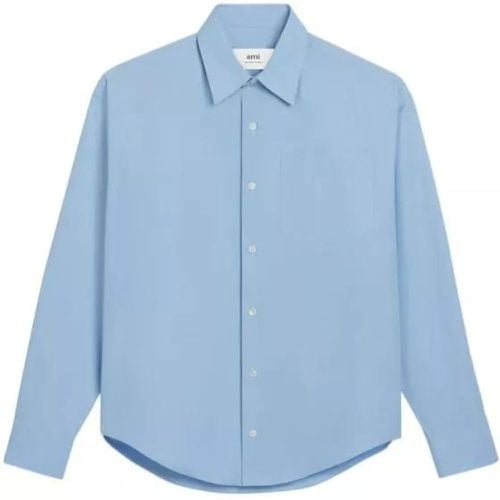 Long-Sleeve Cotton Shirt - Größe M - AMI Paris - Modalova