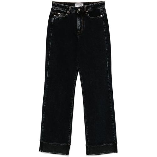 Wide Leg Jeans With Logo - Größe 28 - Iceberg - Modalova