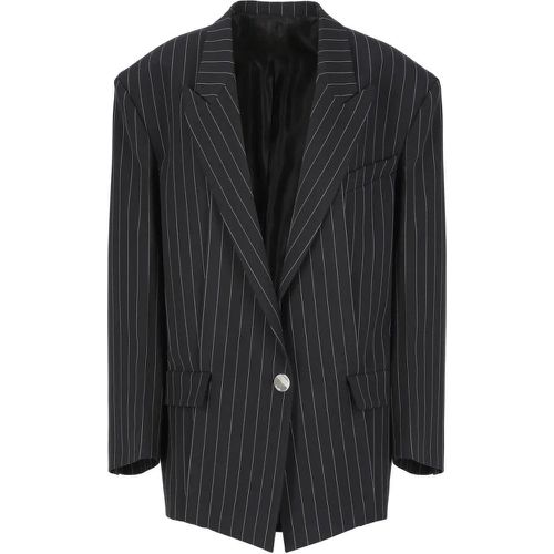 Blue Viscose Blazer - Größe 40 - The Attico - Modalova