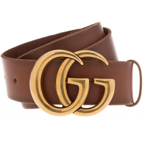 Gürtel - GG Leather Belt Cognac - Gr. 95 - in - für Damen - Gucci - Modalova