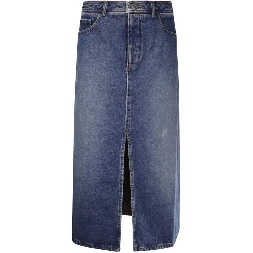 Denim Skirt With Front Slit - Größe 34 - A.P.C. - Modalova