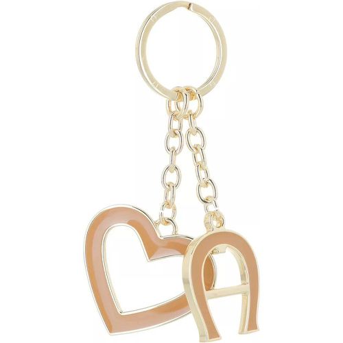 Schlüsselanhänger - Fashion Keychain Heart - Gr. unisize - in Goldbraun - für Damen - aigner - Modalova