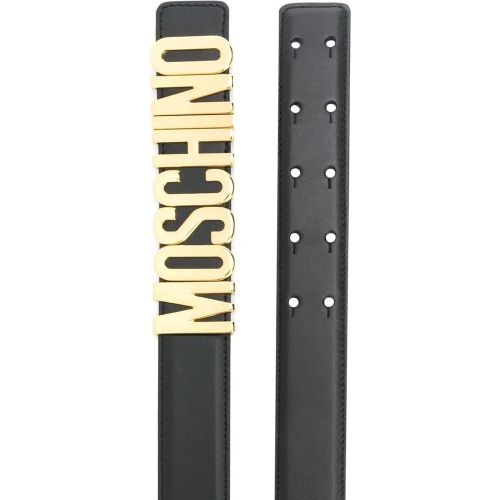 Gürtel - Belts Black Black - Gr. 42 - in - für Damen - Moschino - Modalova