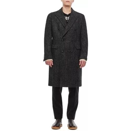 Double Breasted Coat - Größe 48 - black - Tagliatore - Modalova