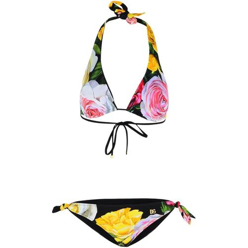 Peonie' Polyamide Blend Bikini - Größe 2 - Dolce&Gabbana - Modalova