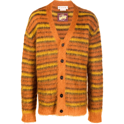 Gestreifter Cardigan - Größe 50 - Marni - Modalova