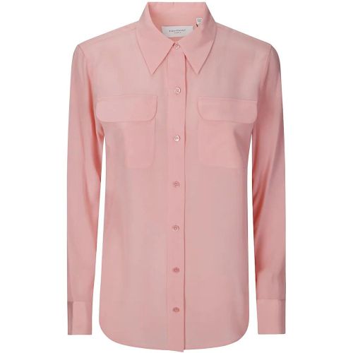 Slim Signature Shirt - Größe M - Equipment - Modalova