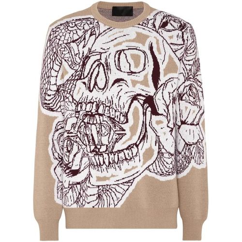 Rundhalspullover Skull - Größe 3XL - Philipp Plein - Modalova