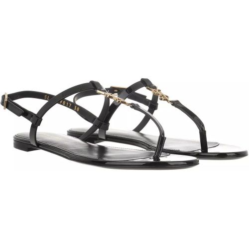 Sandalen - Cassandra Flat Sandals Leather - Gr. 36 (EU) - in - für Damen - Saint Laurent - Modalova