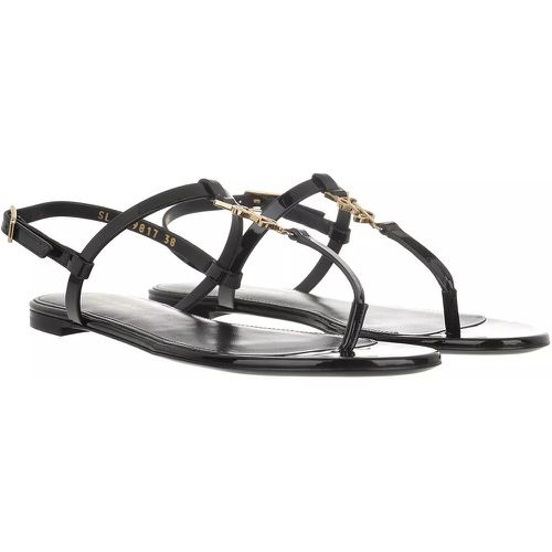 Sandalen - Cassandra Flat Sandals Leather - Gr. 37 (EU) - in - für Damen - Saint Laurent - Modalova