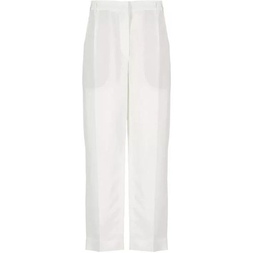 Fluid Twill Slouchy Trousers - Größe 40 - white - BRUNELLO CUCINELLI - Modalova