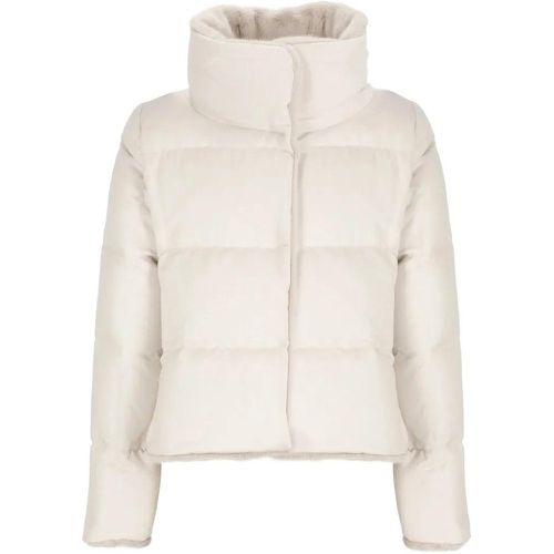 Cashmere And Silk Down Jacket - Größe 44 - Herno - Modalova