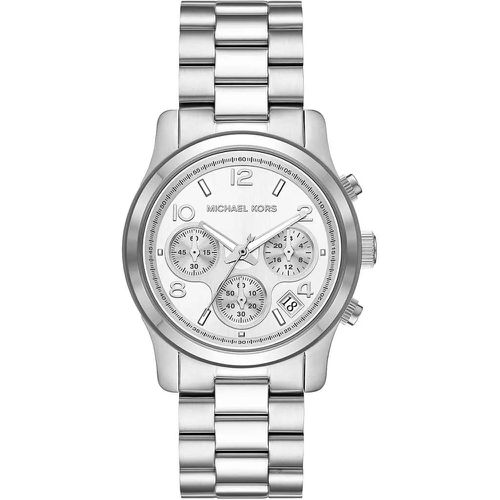 Uhr - Runway Chronograph Stainless Steel Watch - Gr. unisize - in Silber - für Damen - Michael Kors - Modalova