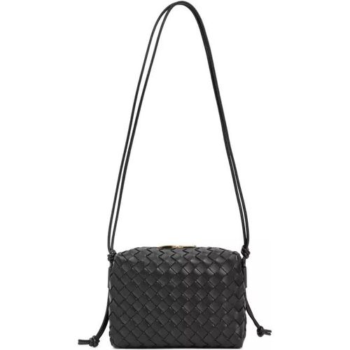 Shopper - Black Leather Small Loop Camera Bag - Gr. unisize - in - für Damen - Bottega Veneta - Modalova