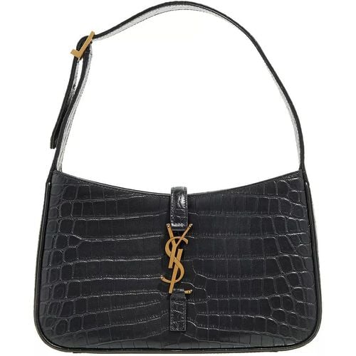 Hobo Bags - Le 5 à 7 In Crocodile-Embossed Shiny Leather - Gr. unisize - in - für Damen - Saint Laurent - Modalova