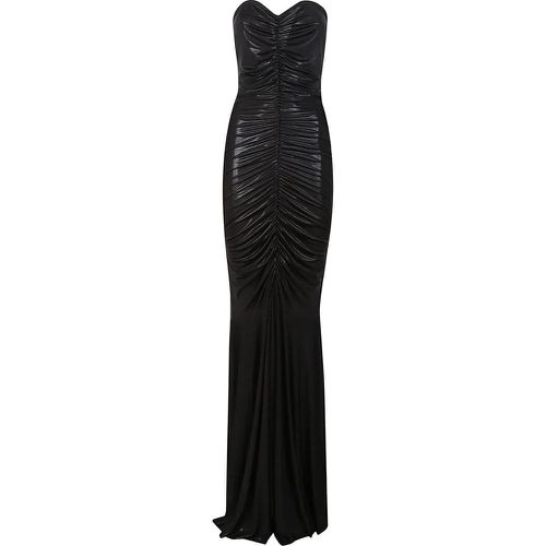 Strapless Shirred Front Sishtail Dress Black - Größe L - Norma Kamali - Modalova