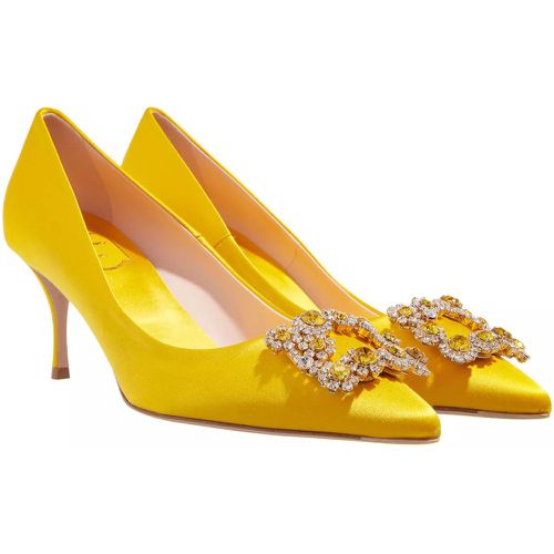 Pumps & High Heels - Pumps With Flower Buckle Satin - Gr. 37 (EU) - in - für Damen - Roger Vivier - Modalova