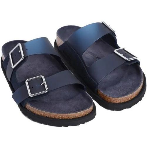 Loafers & Ballerinas - Arizona Dark Navy Suede And Pvc Sandals - Gr. 41 (EU) - in - für Damen - Birkenstock - Modalova