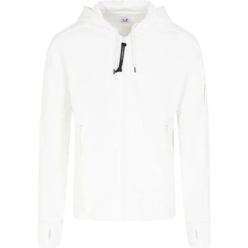 Gauze White Cotton Hoodie - Größe XL - weiß - CP Company - Modalova